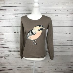 Love by design medium sweater bird sparrow
